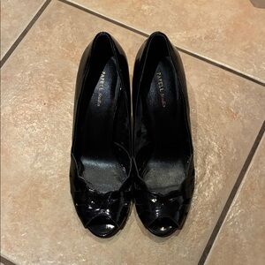 Black Women's Open Toe Heels